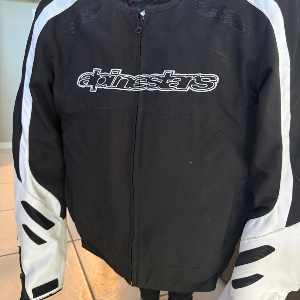 Alpinestars Black and White Performance Jacket